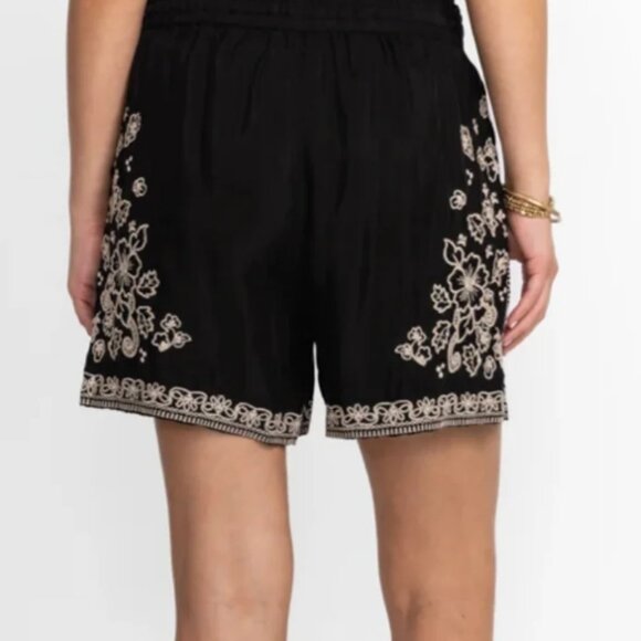 Johnny Was Biya Tempest Embroidered Pull On Chic Boho Shorts Size XS - Picture 7 of 13